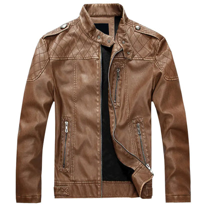 Style Loft Collection Hildebrand Retro Vegan Leather Jacket