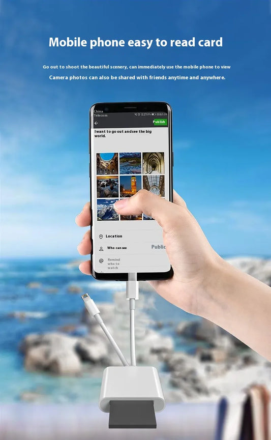 Style Loft Collection CyberStyle Type-C Multi-Card Reader Adapter