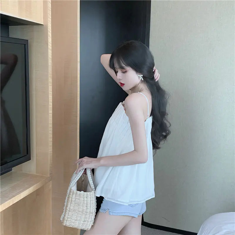 Style Loft Collection Off-Shoulder Pleated Top