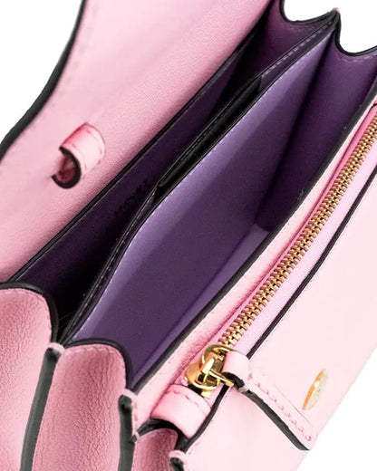 Style Loft Collection x Versace La Medusa Small Pink Leather Evening Crossbody Bag