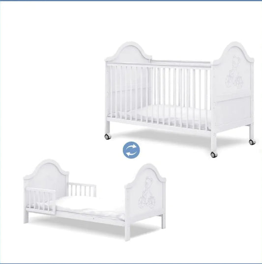 Style Loft Collection Grow With Me Multi-Function Pine Baby Bed
