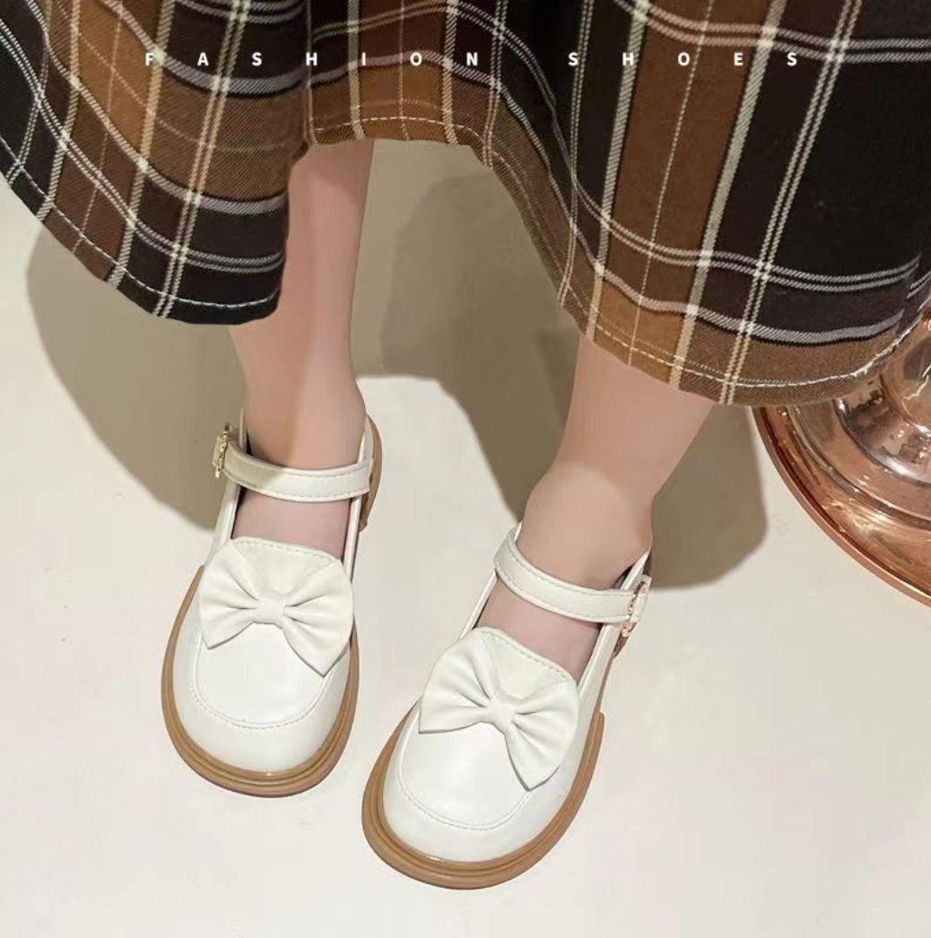Style Loft Collection Princess Babydoll Bowtie Shoes