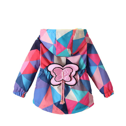 Style Loft Collection Butterfly Diamond Windbreaker