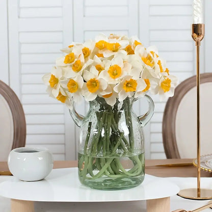 Style Loft Collection One Bunch of Silk Daffodil Flowers
