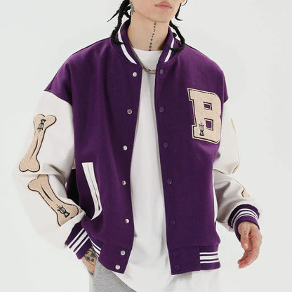 Style Loft Collection Hambone Letterman Jacket