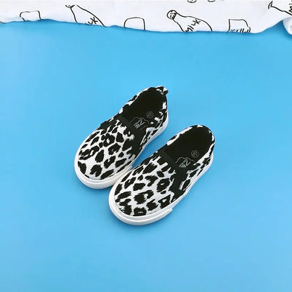 Style Loft Collection Kids' Leopard Print Canvas Sneakers