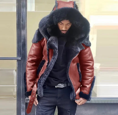 Style Loft Collection LoftStyleElite Sam Brown & Co. Lhasa Vegan Shearling Hooded Jacket