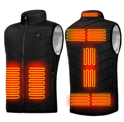 Style Loft Collection OutdoorLoft Unisex Extended Sizes USB Charging Heated Vest