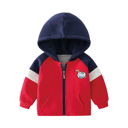 Style Loft Collection Cartoon Dinosaur Hooded Jacket