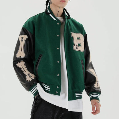 Style Loft Collection Hambone Letterman Jacket