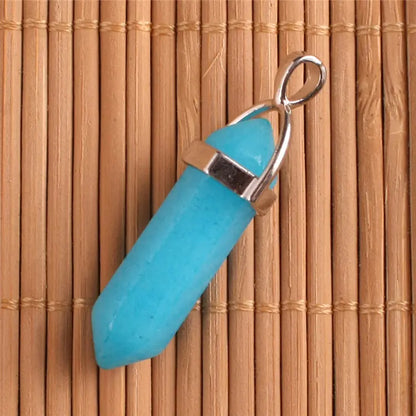 Style Loft Collection Natural Stone Crystal Agate Pendant