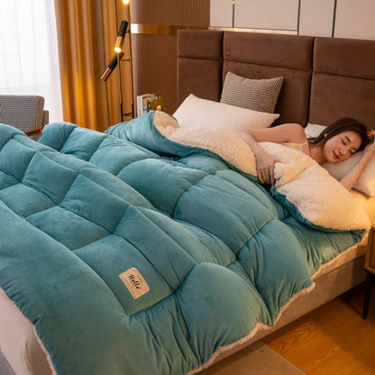 Style Loft Collection Double-Sided Velvet Sustainable Milk Fiber Quilt