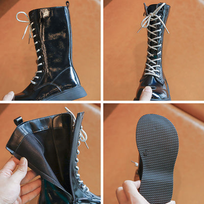 Style Loft Collection DesignerLoft High-Top Long Leather Boots