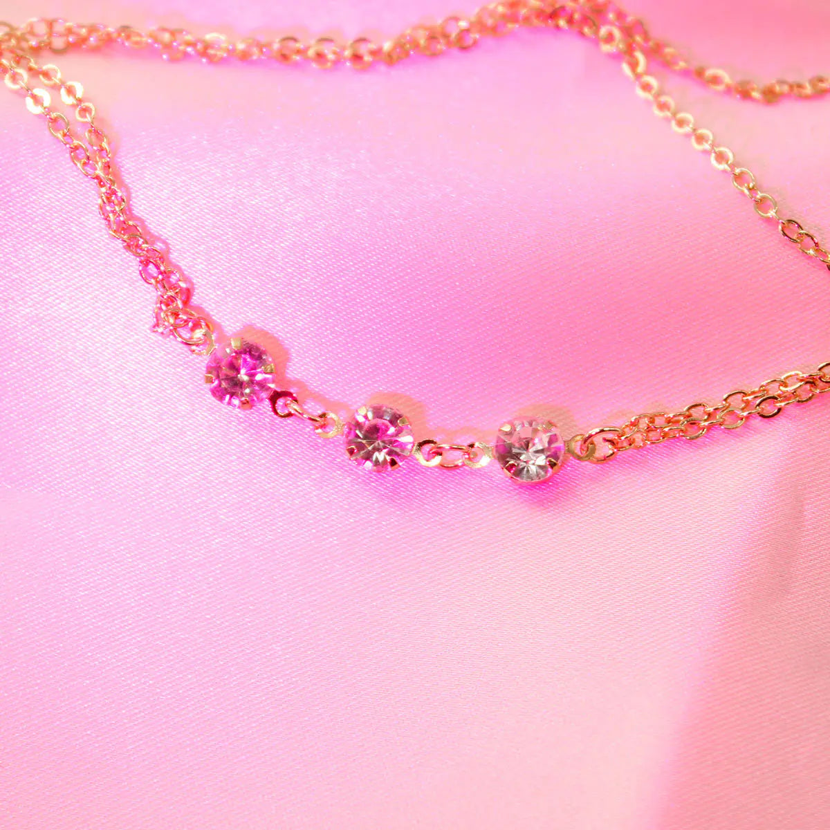 Style Loft Collection White Crystal Body Necklace