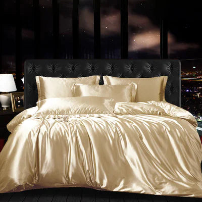 Style Loft Collection Luxurious Silk 4-Piece Bedding Set
