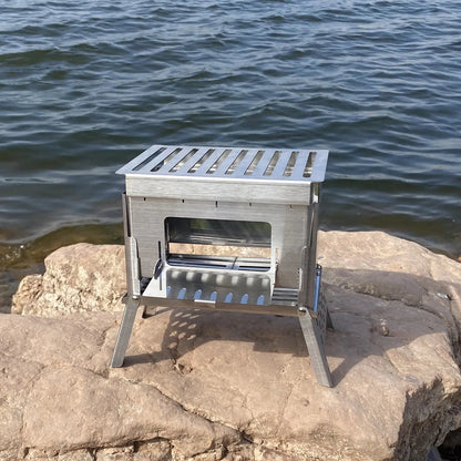 Style Loft Collection OutdoorStyle Fold and Go BBQ Camping Pit