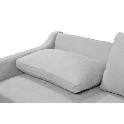 Style Loft Collection Silver 3-in-1 Convertible Queen Sofa Bed