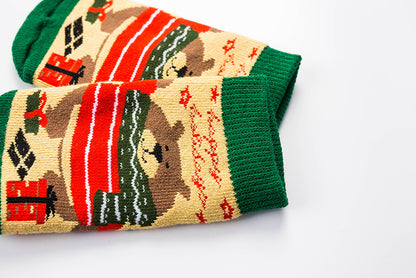 Style Loft Collection ReindeerBear Socks