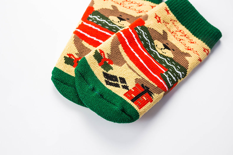 Style Loft Collection ReindeerBear Socks