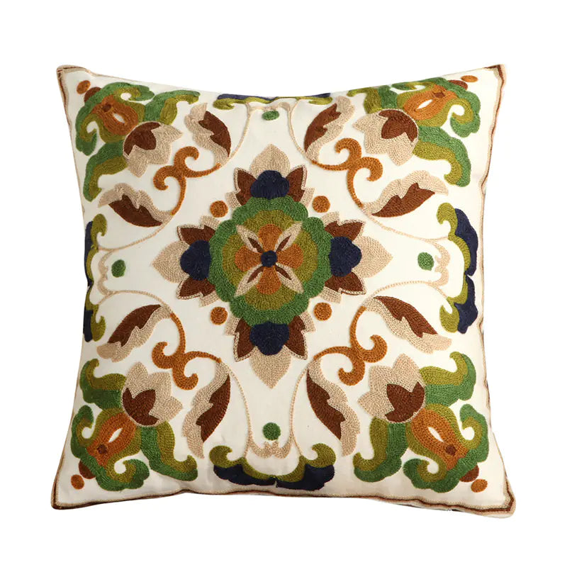 Style Loft Collection Embroidered Floral Cushion Covers