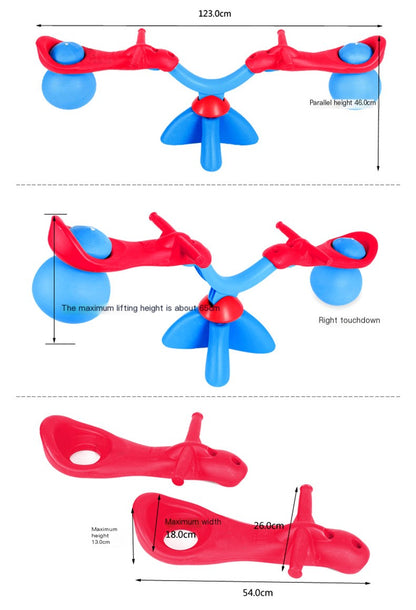 Style Loft Collection KidsLoft Indoor Rotating Bouncy Bounce Seesaw