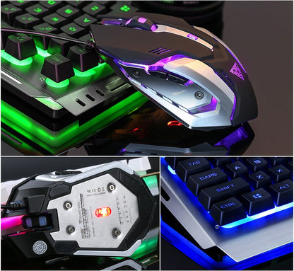 Style Loft Collection CyberStyle Gamer's Edge Keyboard & Mouse Set