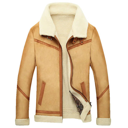 Style Loft Collection Sugar Loaf Bluffs Vegan Suede Jacket with Shearling Lining