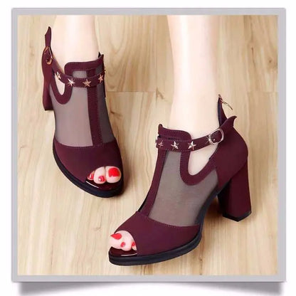 Style Loft Collection Starbuckle Suede Nude Mid-Heels