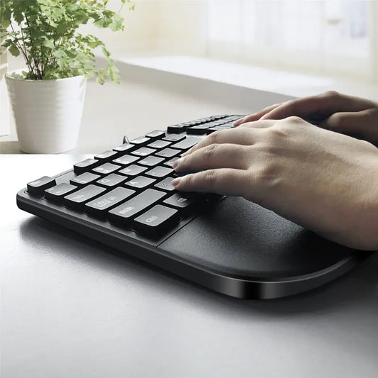 Style Loft Collection CyberStyle Charlette Q-Ergonomic Split Wired Keyboard