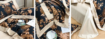 Style Loft Collection European Four-Piece Silky Bed Set