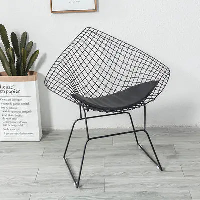 Style Loft Collection Forged Iron Backrest Stool