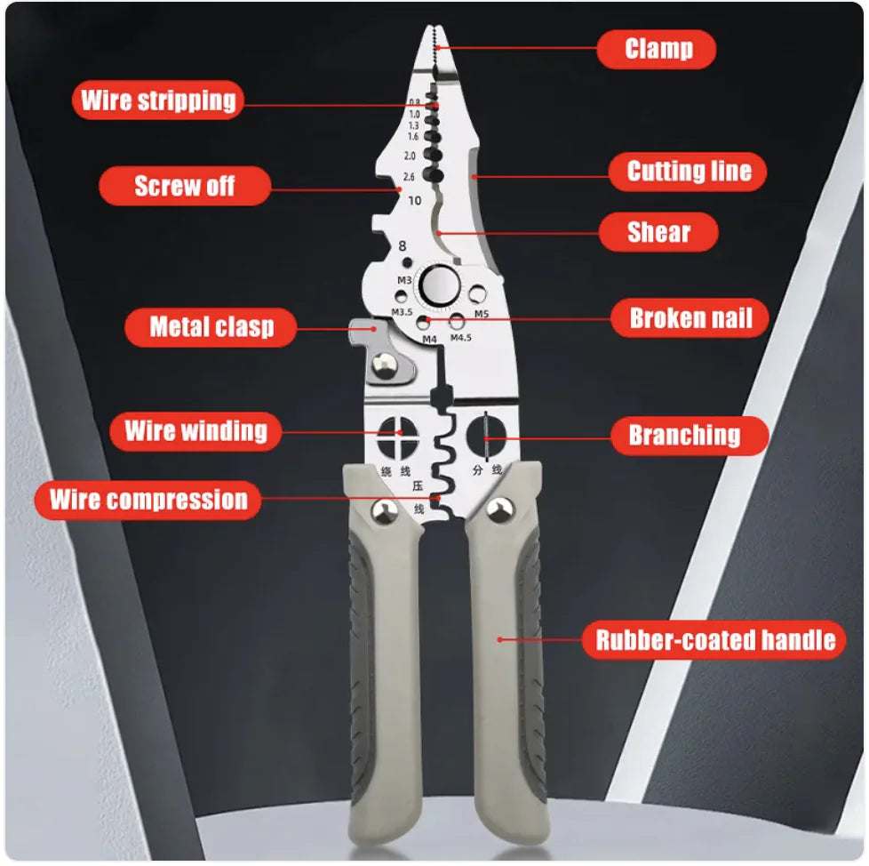 Style Loft Collection ToolStyle Adjustable Wire and Cable Crimper and Cutter
