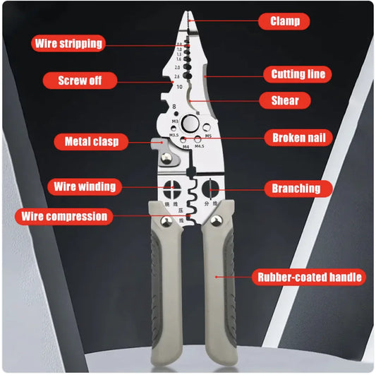 Style Loft Collection ToolStyle Adjustable Wire and Cable Crimper and Cutter