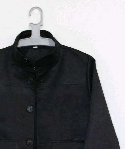 Style Loft Collection Hardin County Suede Button Up Jacket