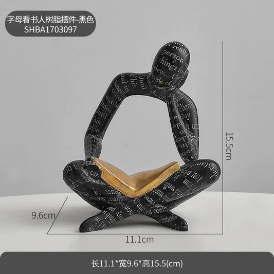 Style Loft Collection Reading Is Fundamental Book End Figurines