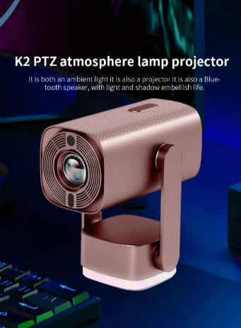 Style Loft Collection CyberStyle Wireless 4K Portable Projector and Bluetooth Speaker