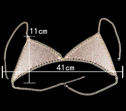 Style Loft Collection Bejeweled Bra