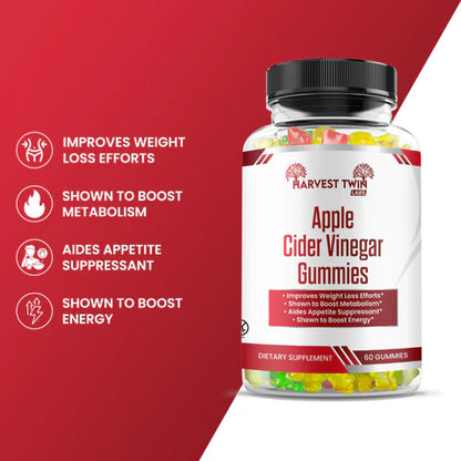 Style Loft Collection Apple Cider Vinegar Gummies for Weight Loss Support, Boost Energy & Increased Metabolism