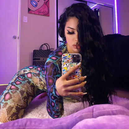 Style Loft Collection Beline Serpentine Long-Sleeve Bodysuit