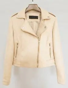 Style Loft Collection Dodge City Vegan Suede Asymmetrical Zipper Jacket