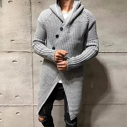 Style Loft Collection What You Trying To Do For Me Baby Long Knitted Hooded Cardigan Sweater