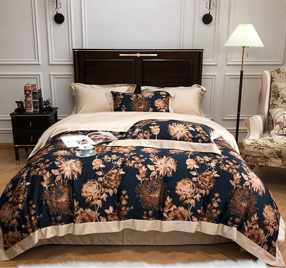 Style Loft Collection European Four-Piece Silky Bed Set