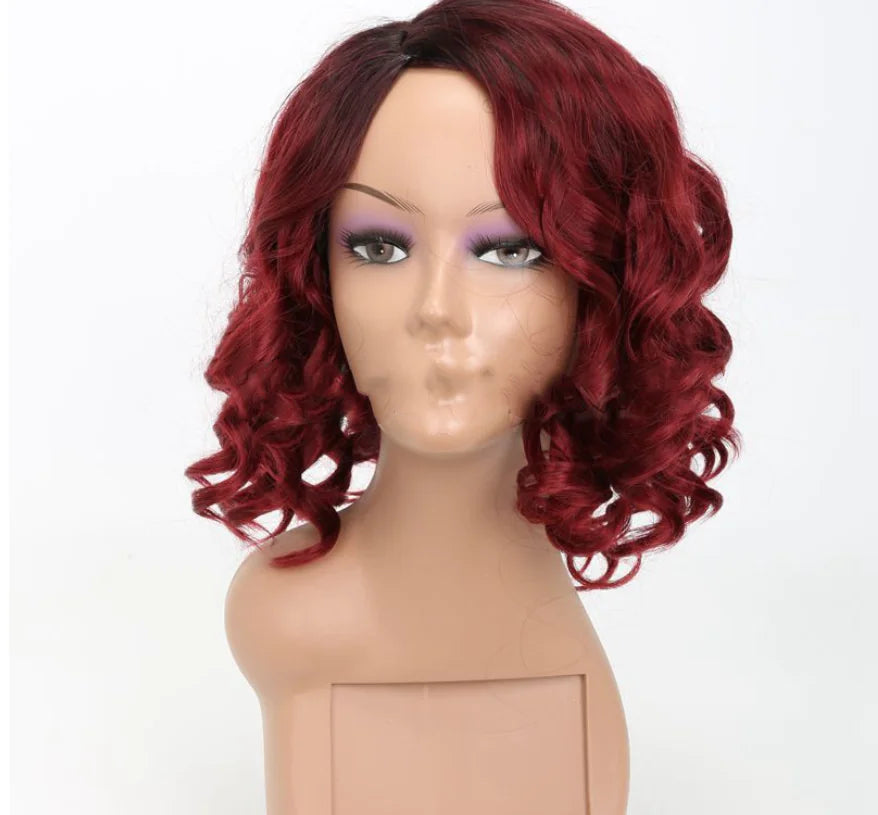 Style Loft Collection Red Chicago Raye Short Curly Wig