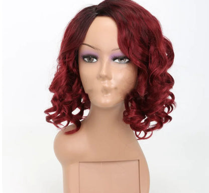 Style Loft Collection Red Chicago Raye Short Curly Wig