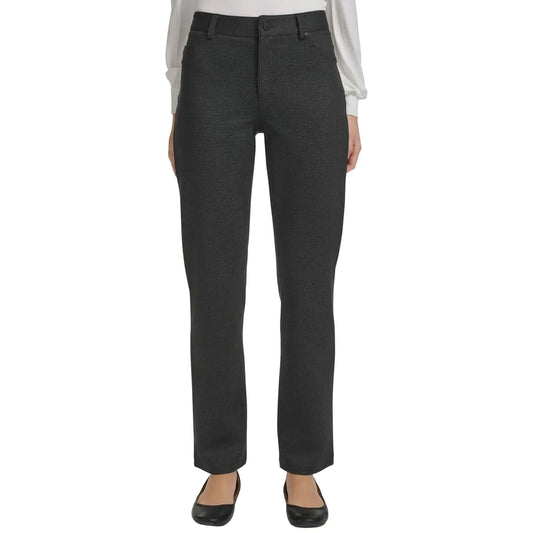 Style Loft Collection x DKNY High Waist Straight Leg Ponte Dress Pants