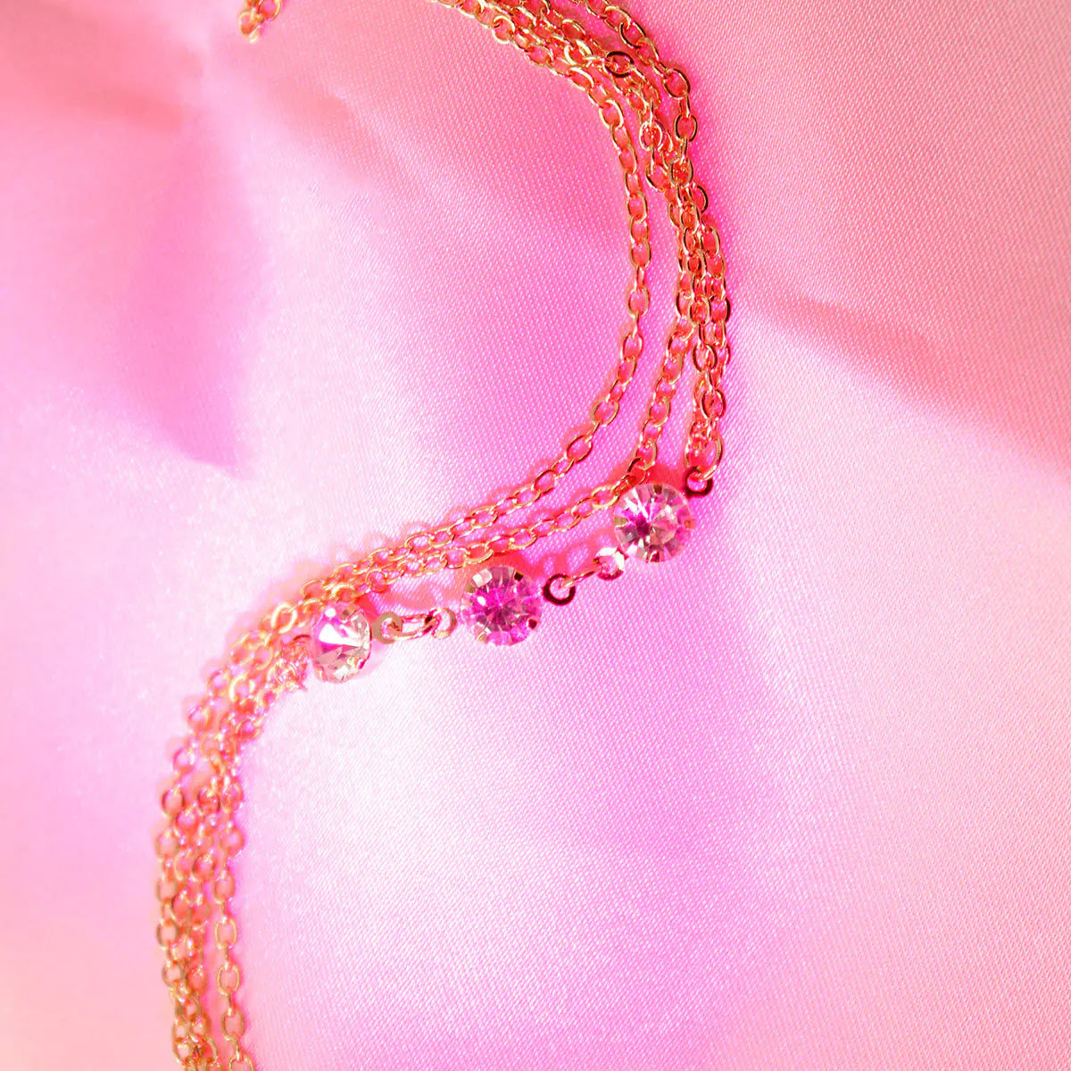 Style Loft Collection White Crystal Body Necklace