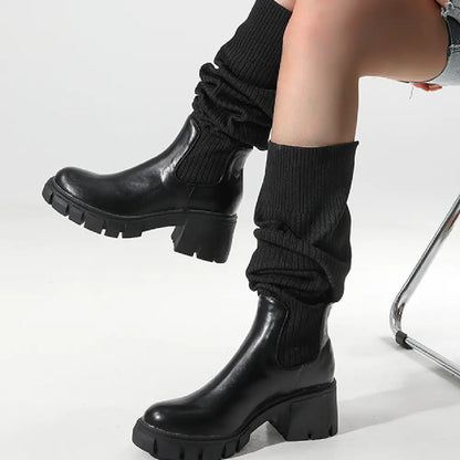 Style Loft Collection Stocking Platform Boots