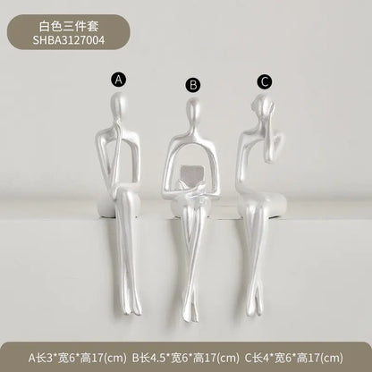 Style Loft Collection Three Piece Abstract Figurine Set