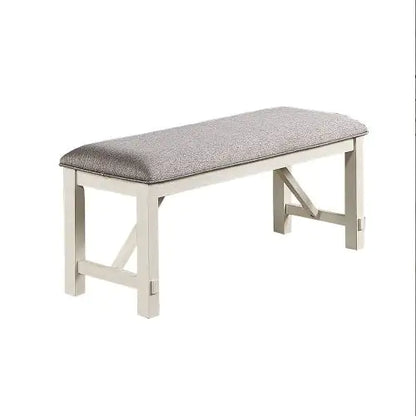 Style Loft Collection Elegant Farmhouse Dining Room Set & Cushioned Bench