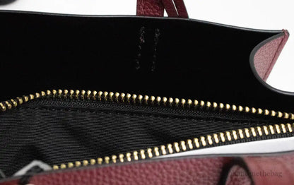 Style Loft Collection x Marc Jacobs Mini Grind Pomegranate Pebbled Leather Crossbody Tote